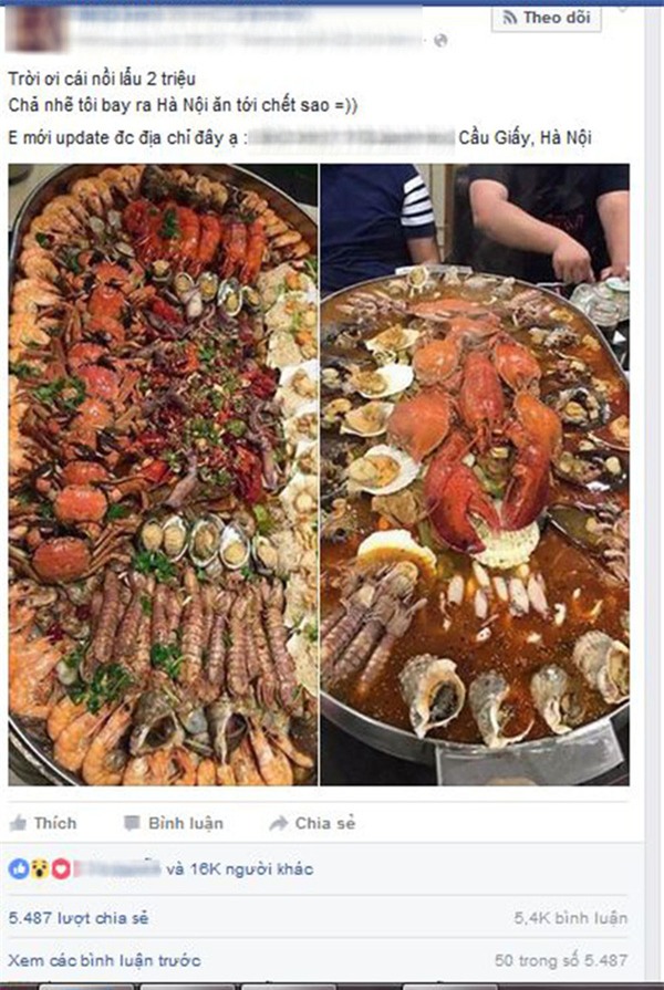 Nồi lẩu 2 triệu ngập mặt ở Hà Nội đang khiến dân mạng sốt vó muốn đi ăn, thực ra là... - Ảnh 1.