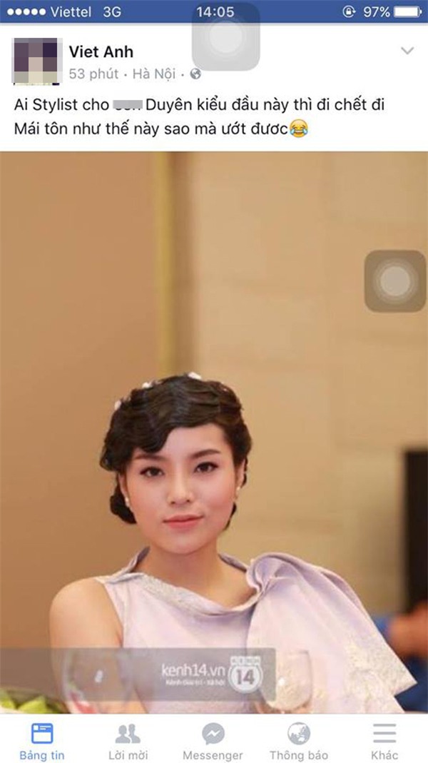 Gây xôn xao vì đến muộn, tóc Kỳ Duyên còn bị chê trông như mái tôn - Ảnh 4.