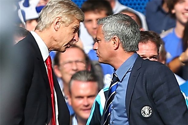 hlv mourinho che gieu wenger trong buoi hop bao ra mat m.u hinh anh 1