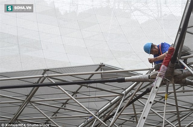 Trung Quốc hoàn thành siêu kính viễn vọng lớn nhất thế giới - Ảnh 1.