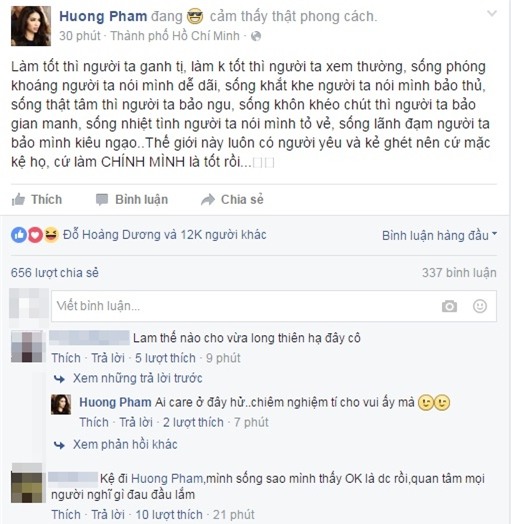 Phản ứng của Phạm Hương khi bị chê bai ở The Face - Ảnh 2.