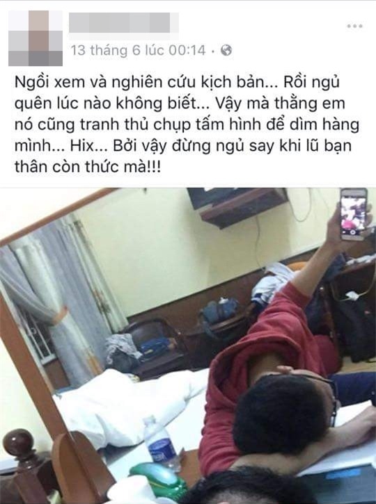 Những dòng trạng thái tương tự bài đăng của cô gái được anh chàng này đưa lên mạng từ giữa tháng 6. Phải chăng đây là một
