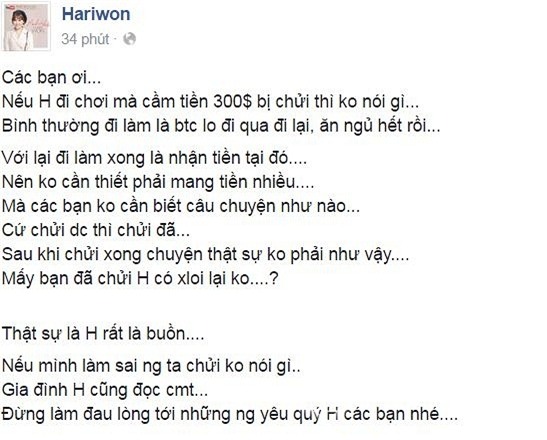 Hari Won mang ít tiền 2