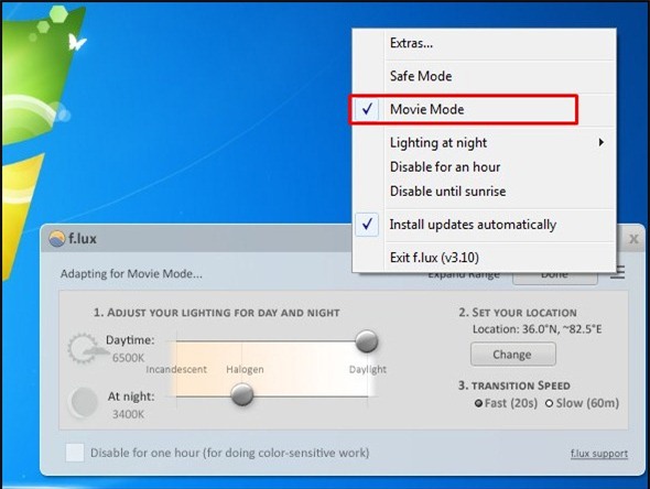máy tính, độ sáng màn hình