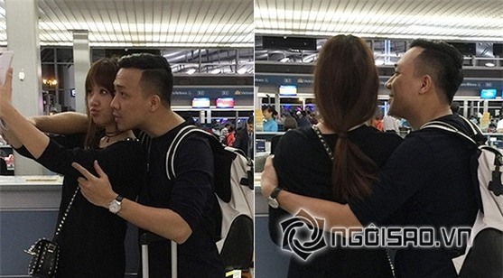 Trấn Thành và Hari Won hôn nhau 3