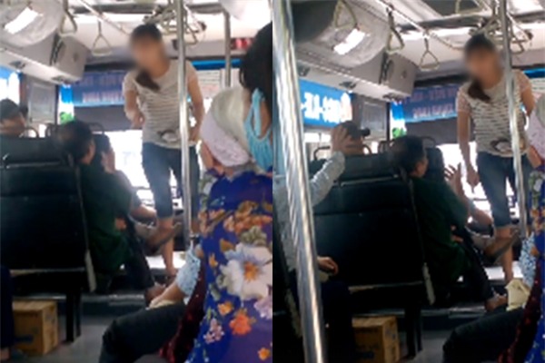 Clip: Nữ nhân viên xe buýt quát mắng, đuổi vị khách lớn tuổi xuống xe chỉ vì 5.000 đồng - Ảnh 2.