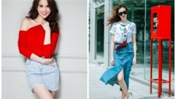 Mỹ nhân Việt gợi ý 10 cách mix với váy denim 'đẹp đừng hỏi'