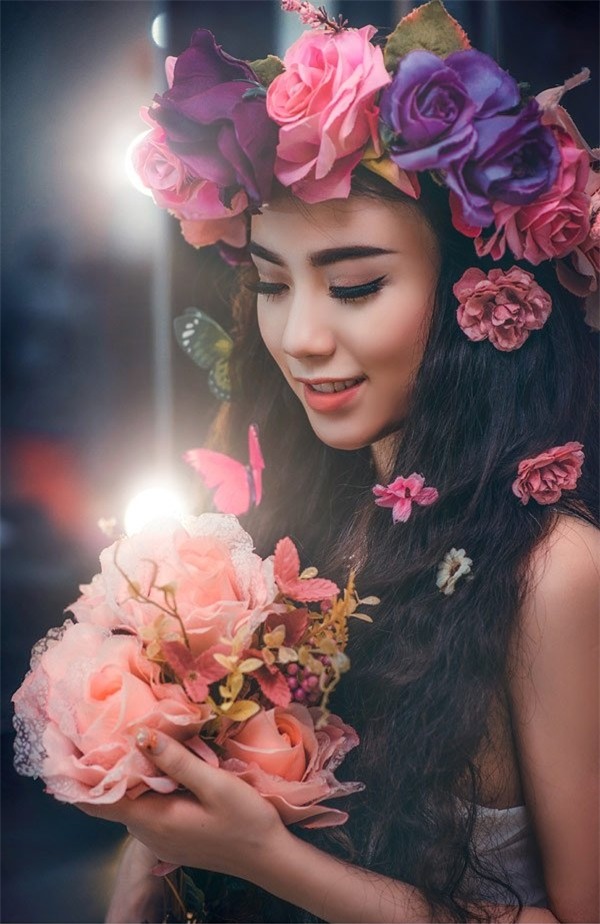 chan ho hang, linh miu gay soc voi bo anh dep nhu thien than hinh anh 10