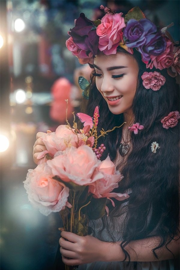 chan ho hang, linh miu gay soc voi bo anh dep nhu thien than hinh anh 3