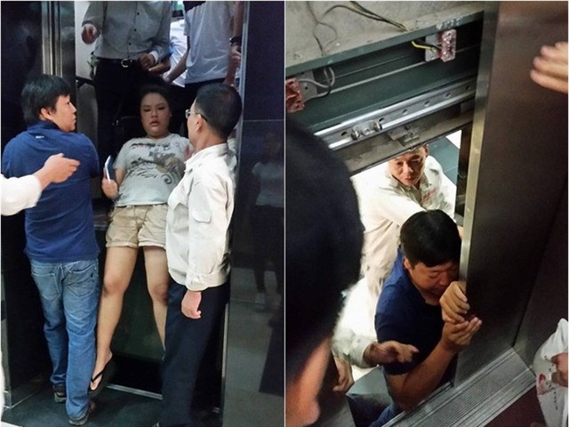 Hà Nội: Nhiều người hoảng loạn khi thang máy lên đến tầng 18 thì tụt xuống tầng 1 - Ảnh 1.