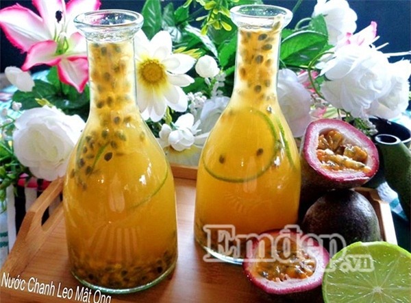 Pha ngay nước chanh leo mật ong giúp giảm cân nhanh chóng