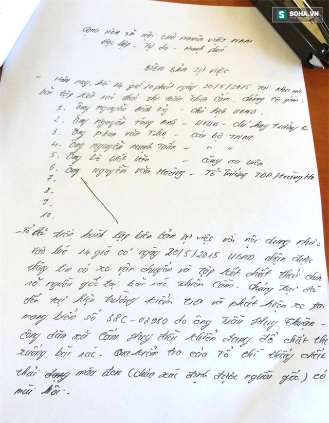 Bất ngờ tường trình của tài xế chở rác từ Formosa về Thiên Cầm - Ảnh 1.