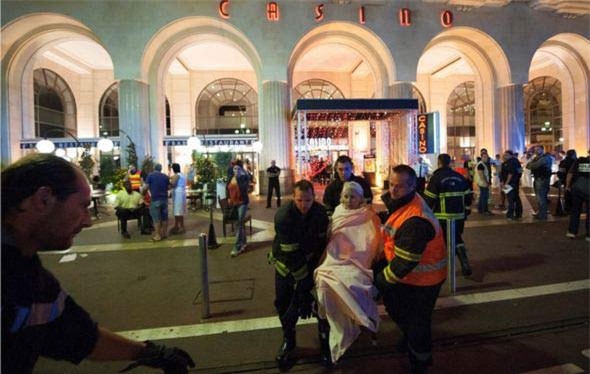 xe tải, cảnh tượng kinh hoàng, xem pháo hoa, Quốc khánh