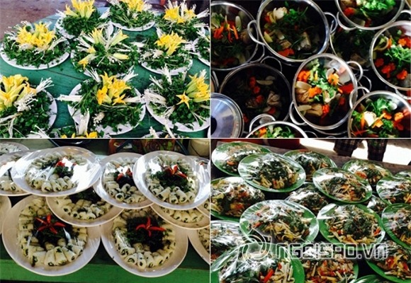 Thực đơn đám cưới sao Việt  0