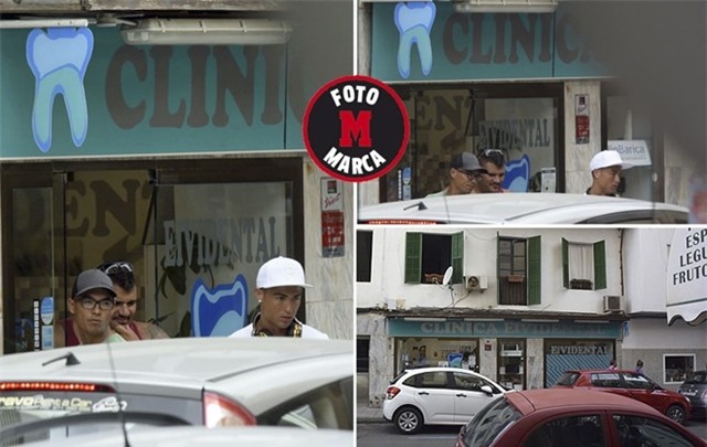 Ronaldo tri thuong dau goi o phong kham rang hinh anh 1