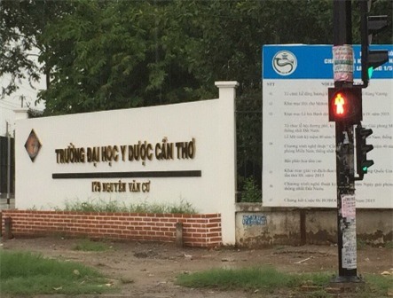 Trường Đại học Y dược Cần Thơ - nơi vừa phát hiện 3 thí sinh dùng thiết bị điện tử gian lận trong thi cử.