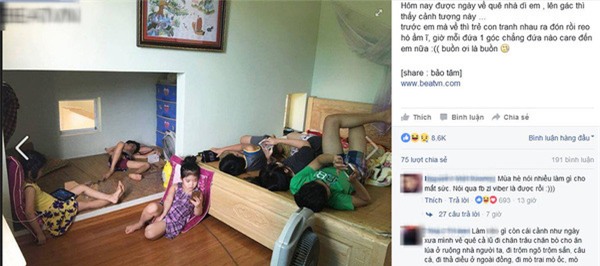 Góc phụ huynh, bức ảnh đơn giản, phụ huynh giật mình