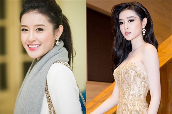 : Khuôn mặt hiền hòa, trong sáng của Huyền My bỗng chốc trở nên mới lạ, ấn tượng và cá tính hơn nhờ thay đổi kiểu trang điểm.