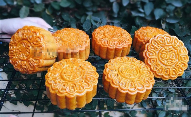 bánh trung thu, bánh trung thu handmade, gái công sở làm bánh trung thu, làm bánh trung thu bán