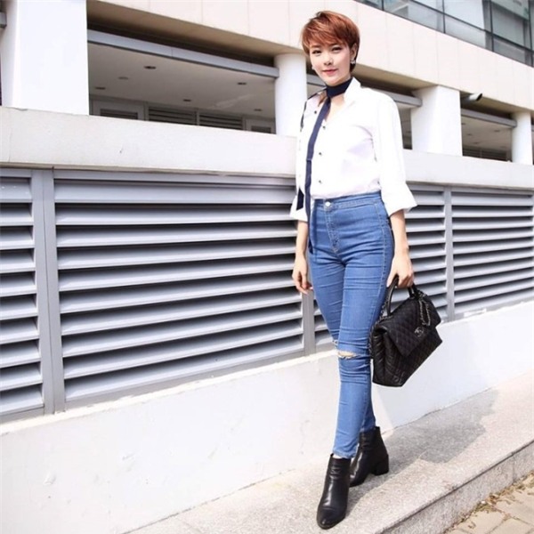 Minh Hang goi y 4 mau quan jeans khong the thieu ngay he hinh anh 10