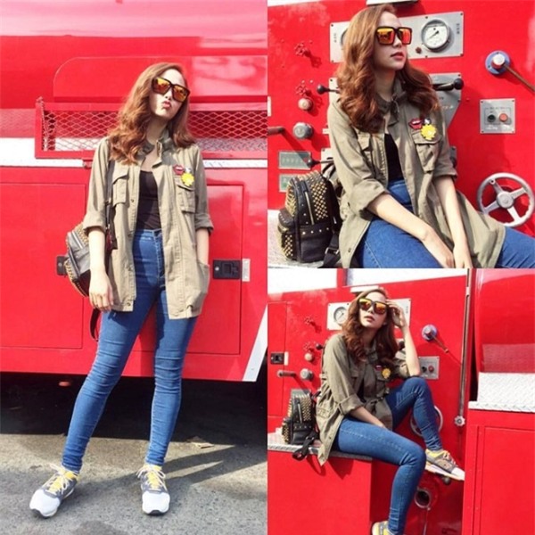 Minh Hang goi y 4 mau quan jeans khong the thieu ngay he hinh anh 9