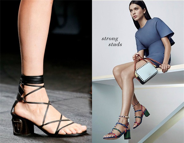 Giày/sandals đế vừa thô vừa thấp, các nàng đã cóx trong tủ đồ mình chưa?