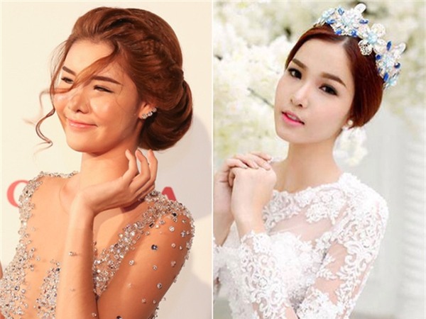 Kỳ Hân là một trong những minh chứng điển hình cho việc không phải ai cũng hợp kiểu make-over cùngtông nude. Bà xã Mạc Hồng Quân trông cứng đờ, nhợt nhạt và già đi hẳn. Có lẽ người đẹp vẫn nên trung thành với phong cách nhẹ nhàng,