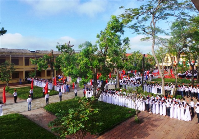 Trường THPT Quảng Xương 1 - nơi em Nguyên theo học