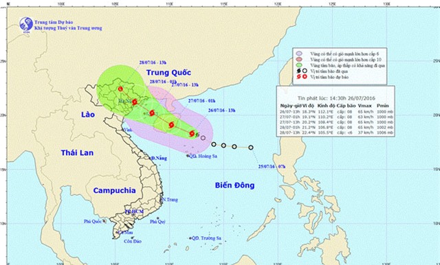 Bão số 1, tin bão, tin bão mới nhất, cơn bão số 1
