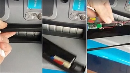 Phát hiện cây ATM bị gài thiết bị đọc trộm thẻ rút tiền