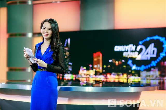 Thời trang, Á hậu Thụy Vân, MC, Á hậu, Chuyển động 24h, VTV, truyền hình
