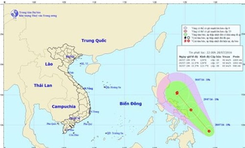 bao so 1 chua dut, kha nang xuat hien bao so 2 vao bien dong - 1