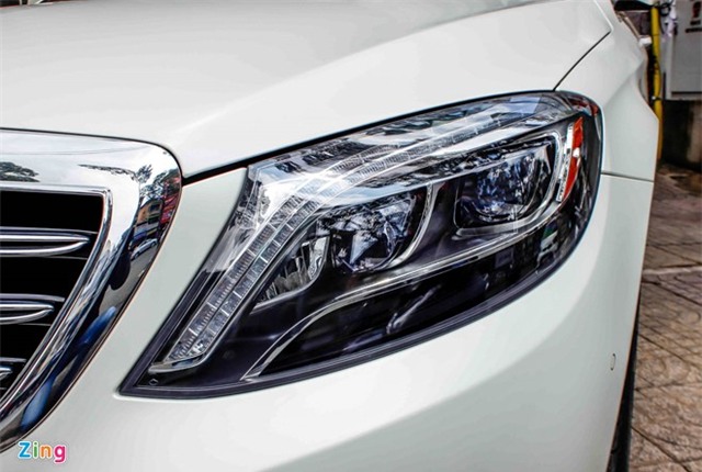 Xe sieu sang Maybach S600 trang mo do mam o Sai Gon hinh anh 5