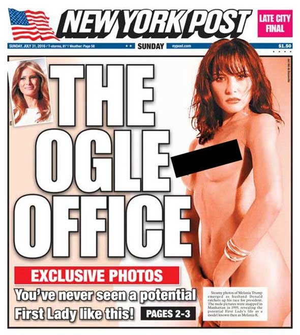 Donald Trump, Melania Trump, ảnh khỏa thân, ảnh nude, ảnh nóng