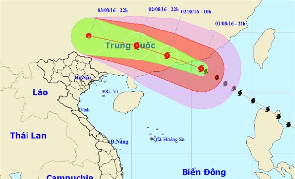 bão số 2, cơn bão số 2, tin bão, tin bão mới nhất, bão Nida