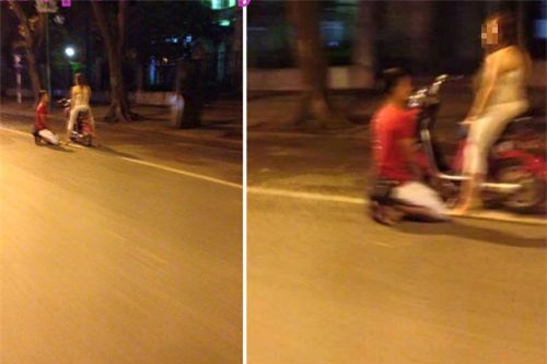 Chàng trai quỳ gối trước bạn gái trong đêm: Xấu chàng hổ ai? - Ảnh 1.