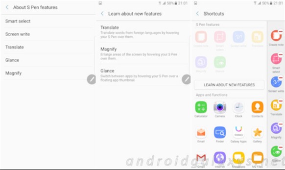 3 tinh nang moi co san tren but s pen cua galaxy note 7 hinh anh 4