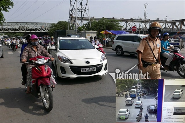 phạt vượt đèn vàng, lỗi vượt đèn vàng, xế sang bị phạt