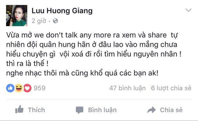 Lưu Hương Giang, Lan Khuê, Thanh Duy bị fan Sơn Tùng ném đá khi share MV We dont talk anymore - Ảnh 1.
