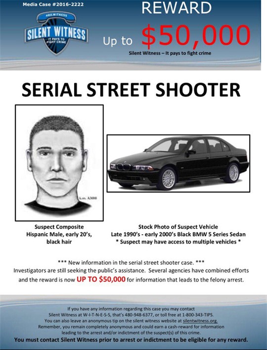 Thông báo treo thưởng 50.000 cho thông tin về nghi phạm. Ảnh: Twitter
