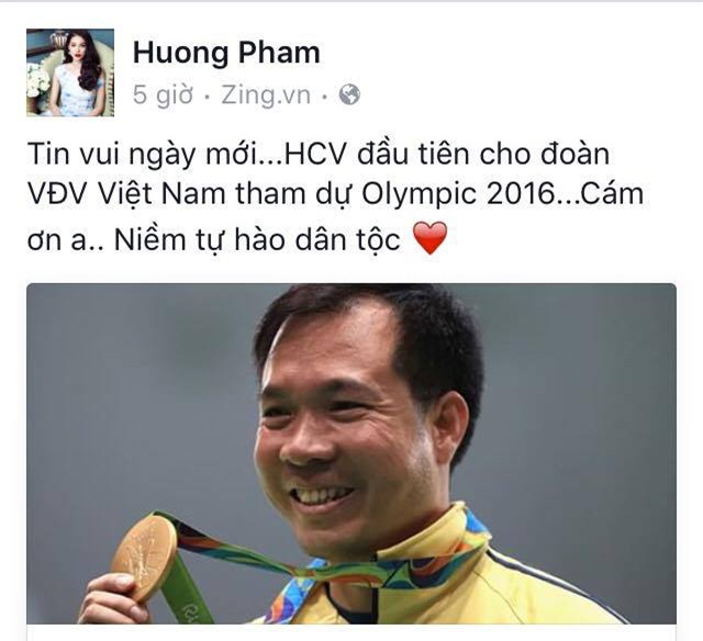 Sao Việt vỡ òa cảm xúc trước chiến thắng của anh Hoàng Xuân Vinh tại Olympic - Ảnh 5.