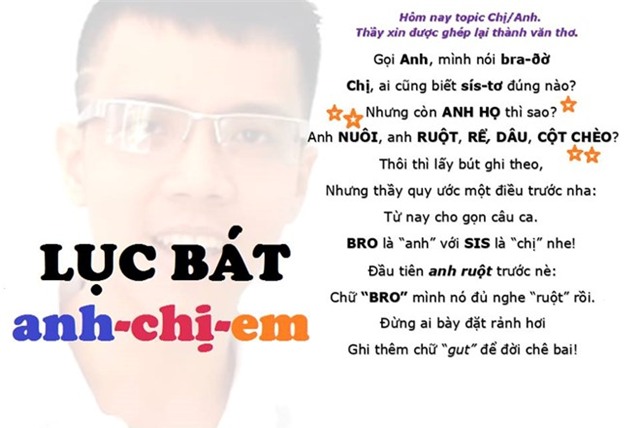 Thay giao 9X day tieng Anh qua tho luc bat va nhac che hinh anh 1