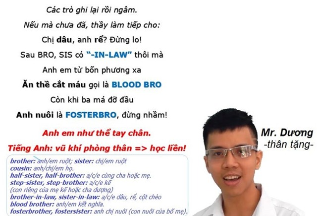 Thay giao 9X day tieng Anh qua tho luc bat va nhac che hinh anh 3