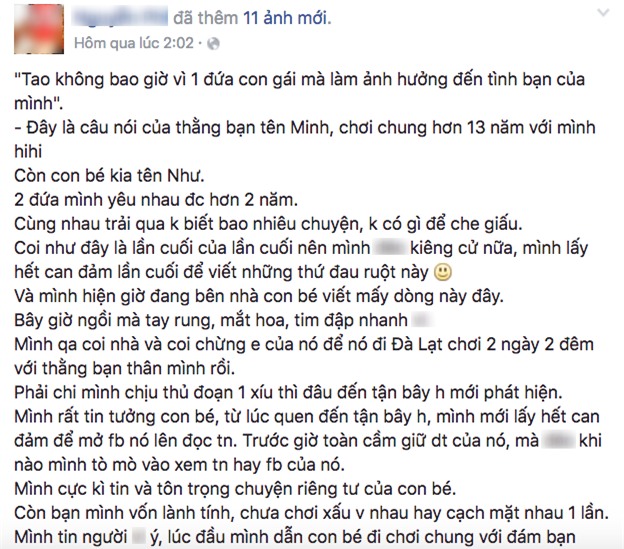 Mất người yêu vì bạn gái và 2 cậu bạn thân cùng nhau đóng kịch: Truyền thuyết tin bạn mất bồ là có thật! - Ảnh 1.