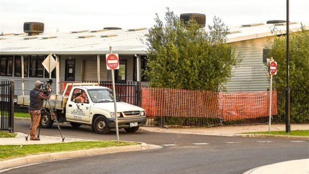 Hiện trường vụ tai nạn ở Đại học St. Francis Xavier, Australia tối 4/8