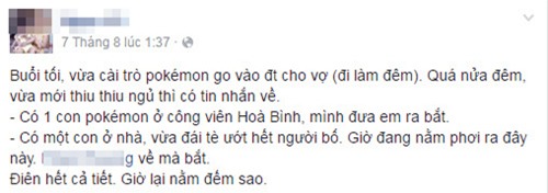 nua dem, vo nhan chong 'dua em ra cong vien hoa binh bat pokemon' - 3