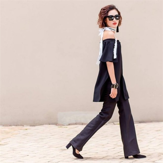 Thanh Hằng tỏa sáng với street style 'hầm hố'