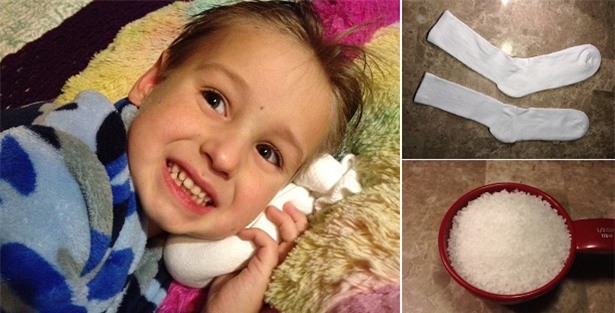 Muối + 1 chiếc tất: Trị hiệu quả viêm tai, nhiễm trùng tai cho trẻ - Ảnh 2.