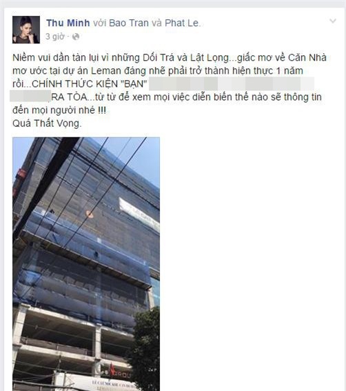 Đòi nợ bằng facebook: Vợ chồng Thu Minh bị tố theo chính cách họ từng làm với C.T Group - Ảnh 4.