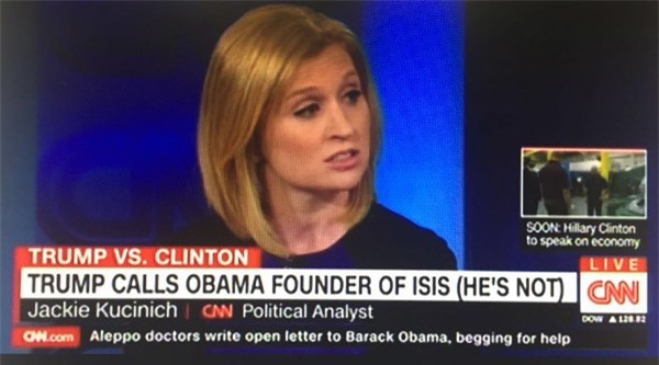 Đài CNN đưa tin sai lệch Trump cáo buộc ông Obama là người sáng lập IS-1
